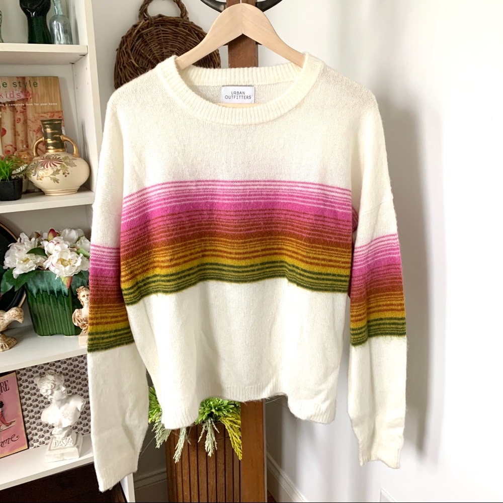 Urban Outfitters Colorful Striped Sweater